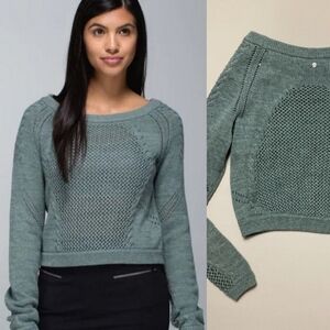 Lululemon 💎Green Knit Sweater